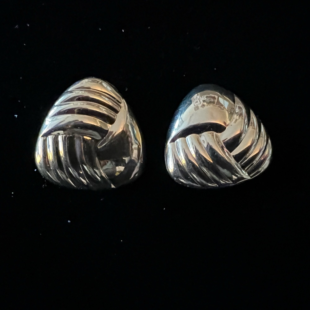Vintage 14K Gold Clip Earrings